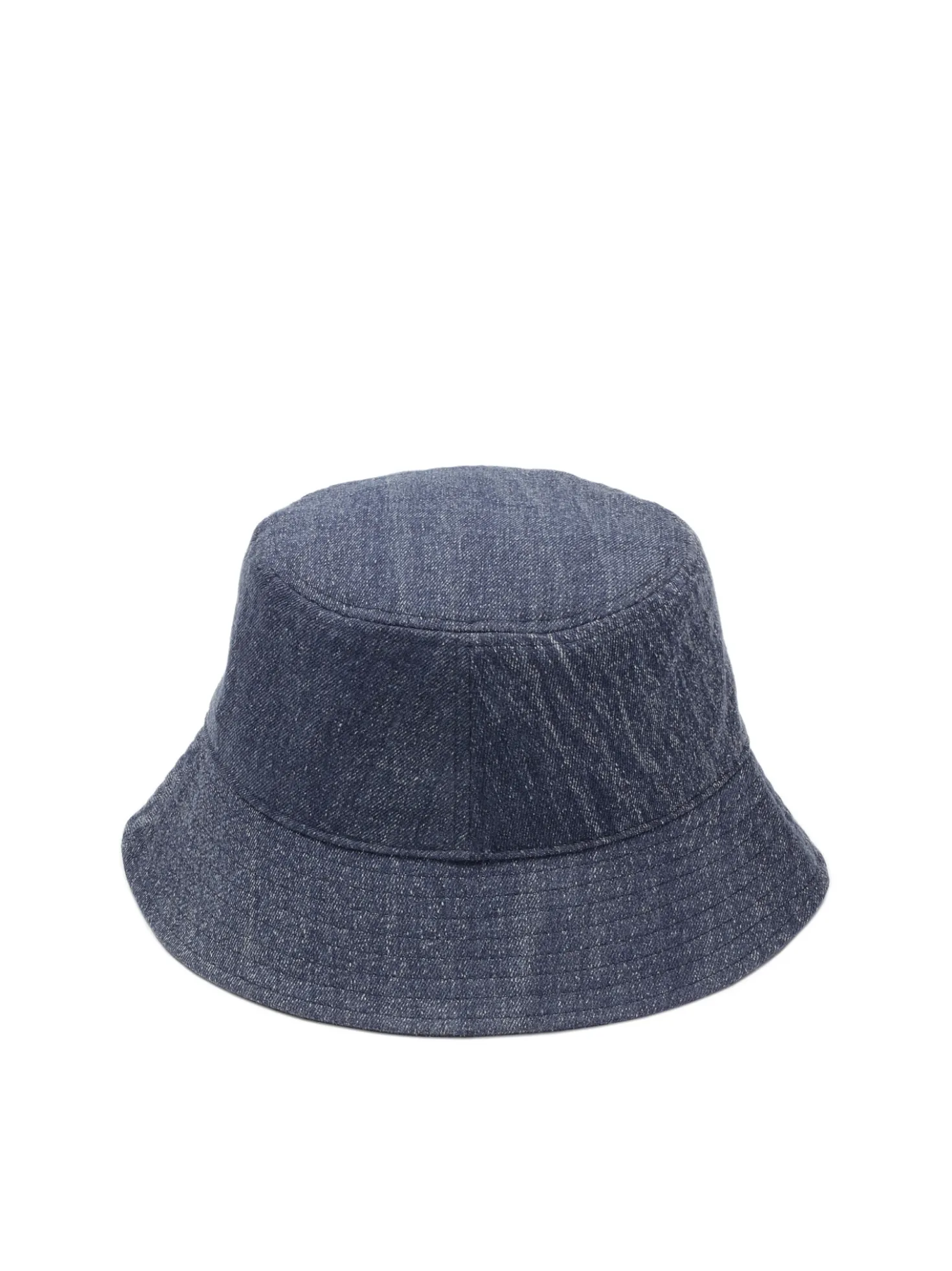 Niebieski kapelusz bucket z tkaniny typu denim
