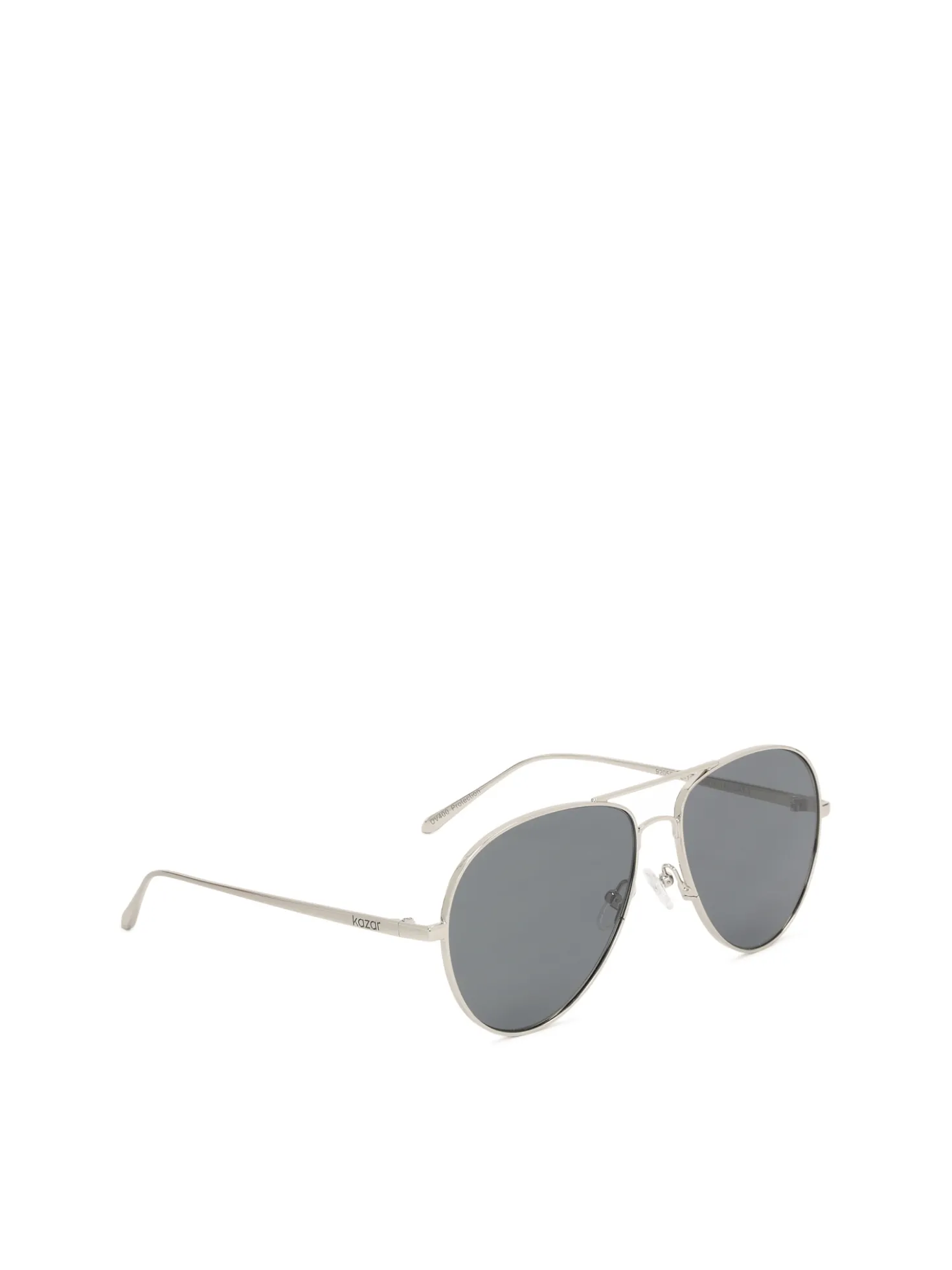 Okulary aviator ze srebrną oprawką