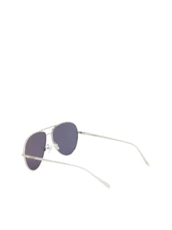 Okulary aviator ze srebrną oprawką