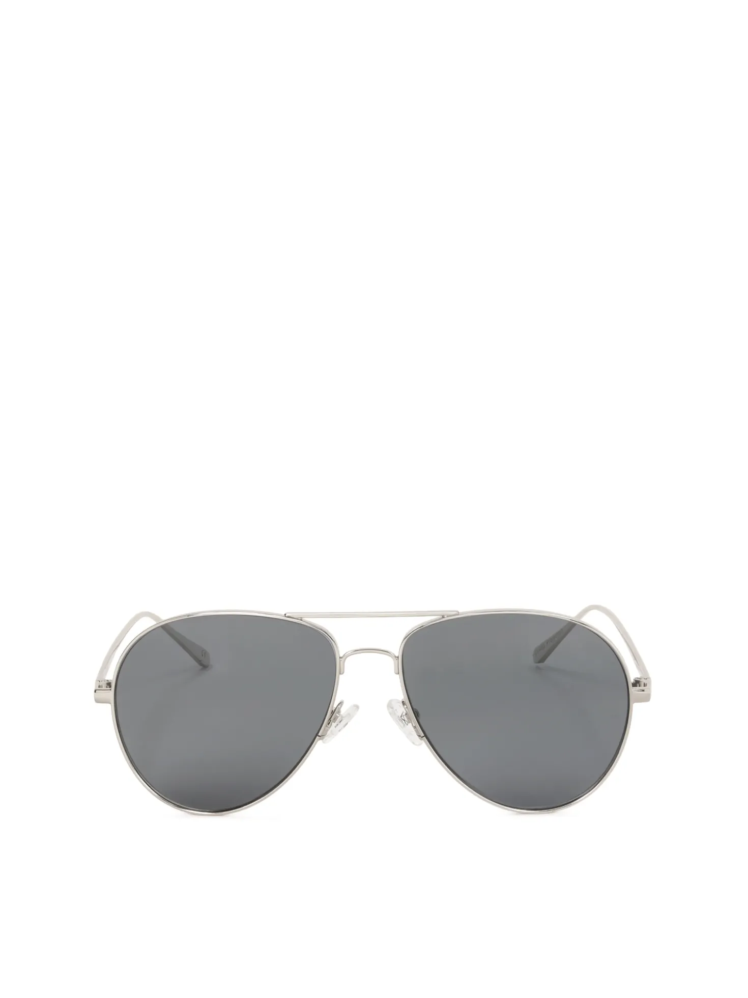 Okulary aviator ze srebrną oprawką