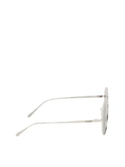 Okulary aviator ze srebrną oprawką