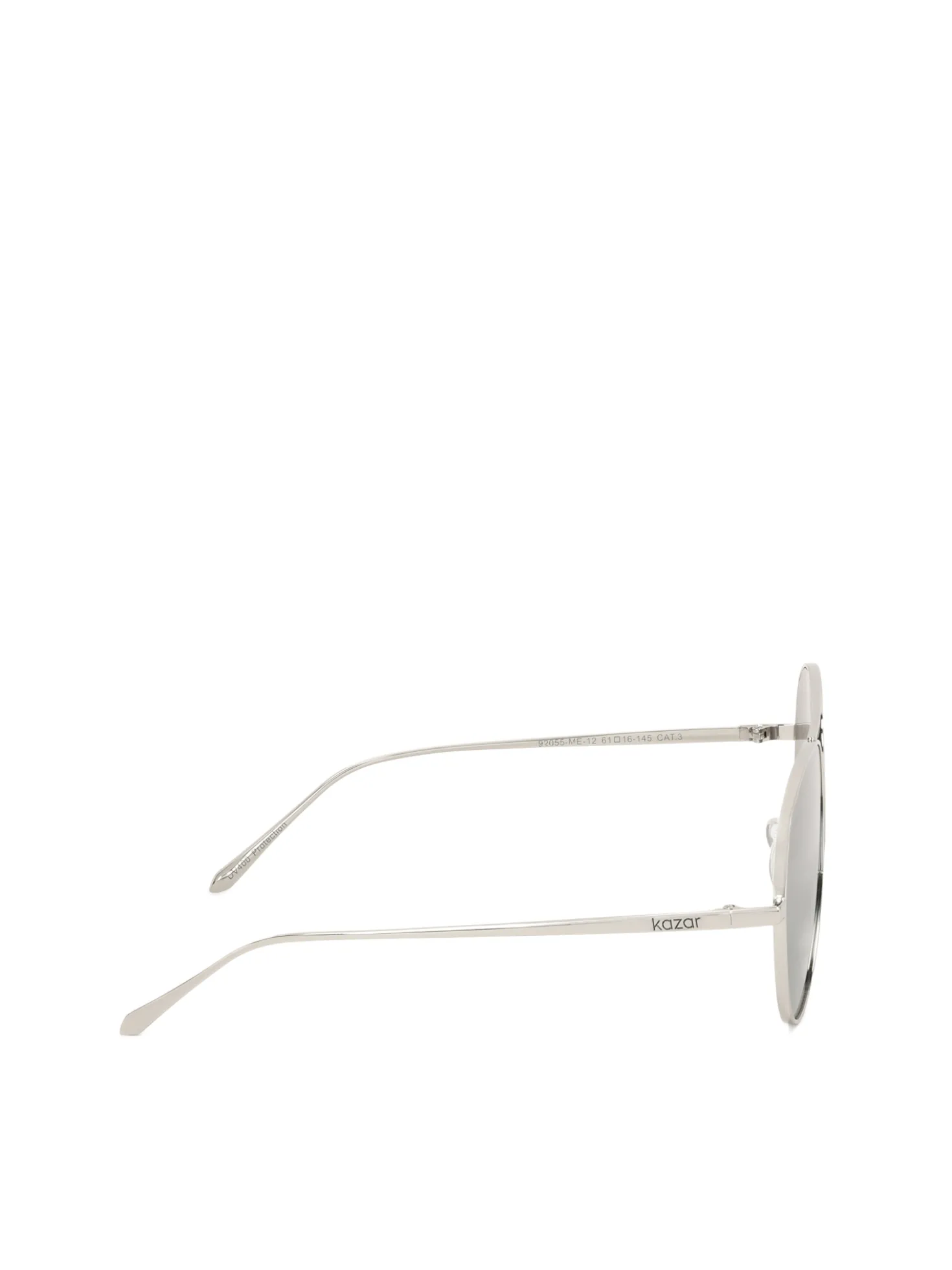 Okulary aviator ze srebrną oprawką