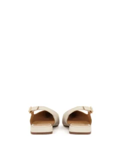 Płaskie czółenka slingback