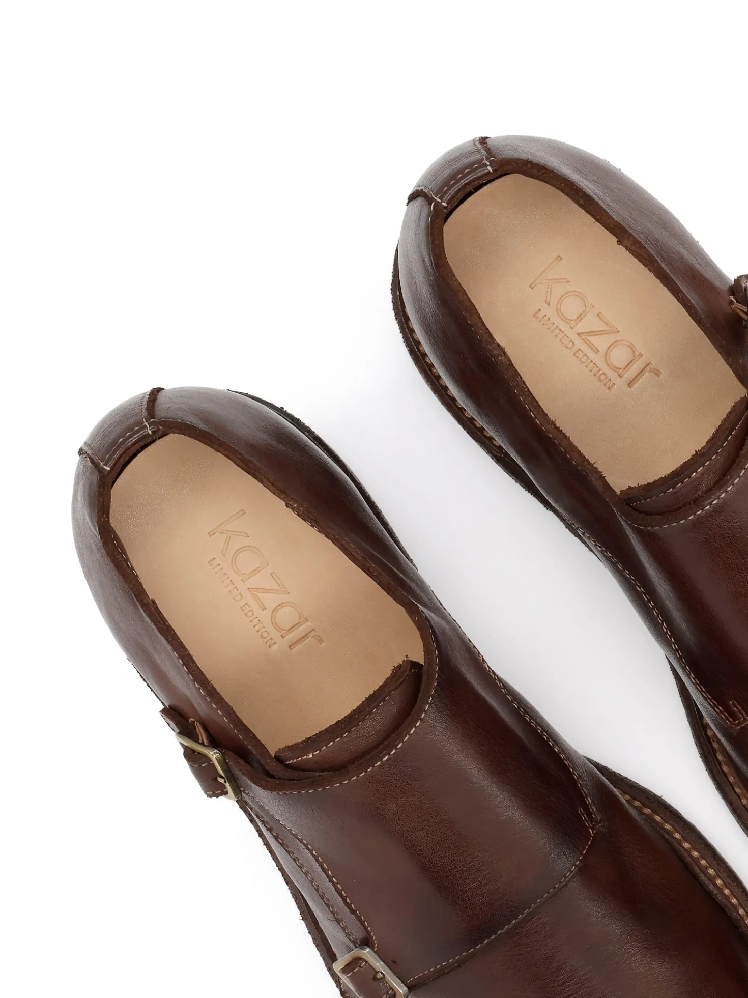 Półbuty Monki Limited Edition na skórzanej podeszwie