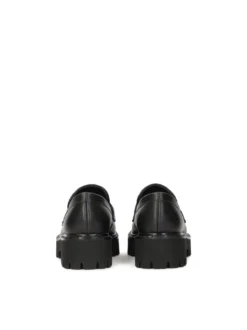 Półbuty slip-on z naturalnym włosiem
