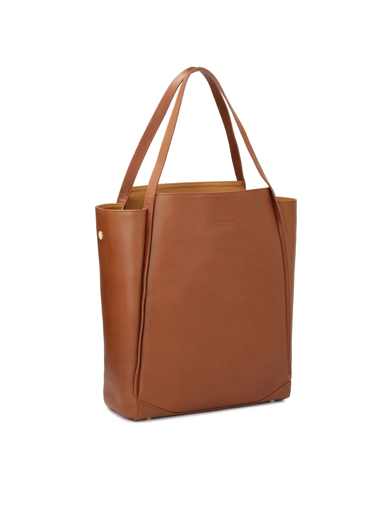 Pojemna skórzana torebka w stylu minimal