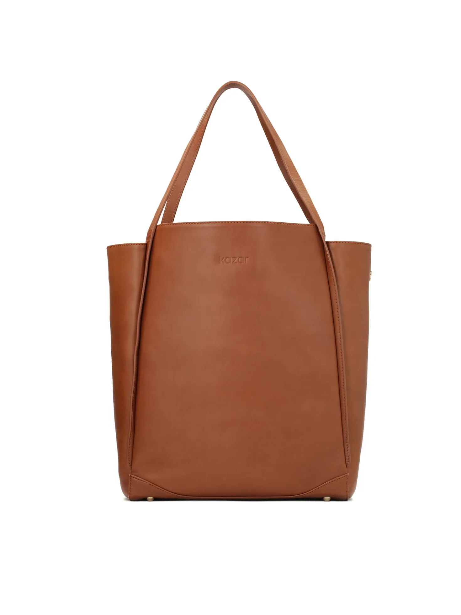 Pojemna skórzana torebka w stylu minimal