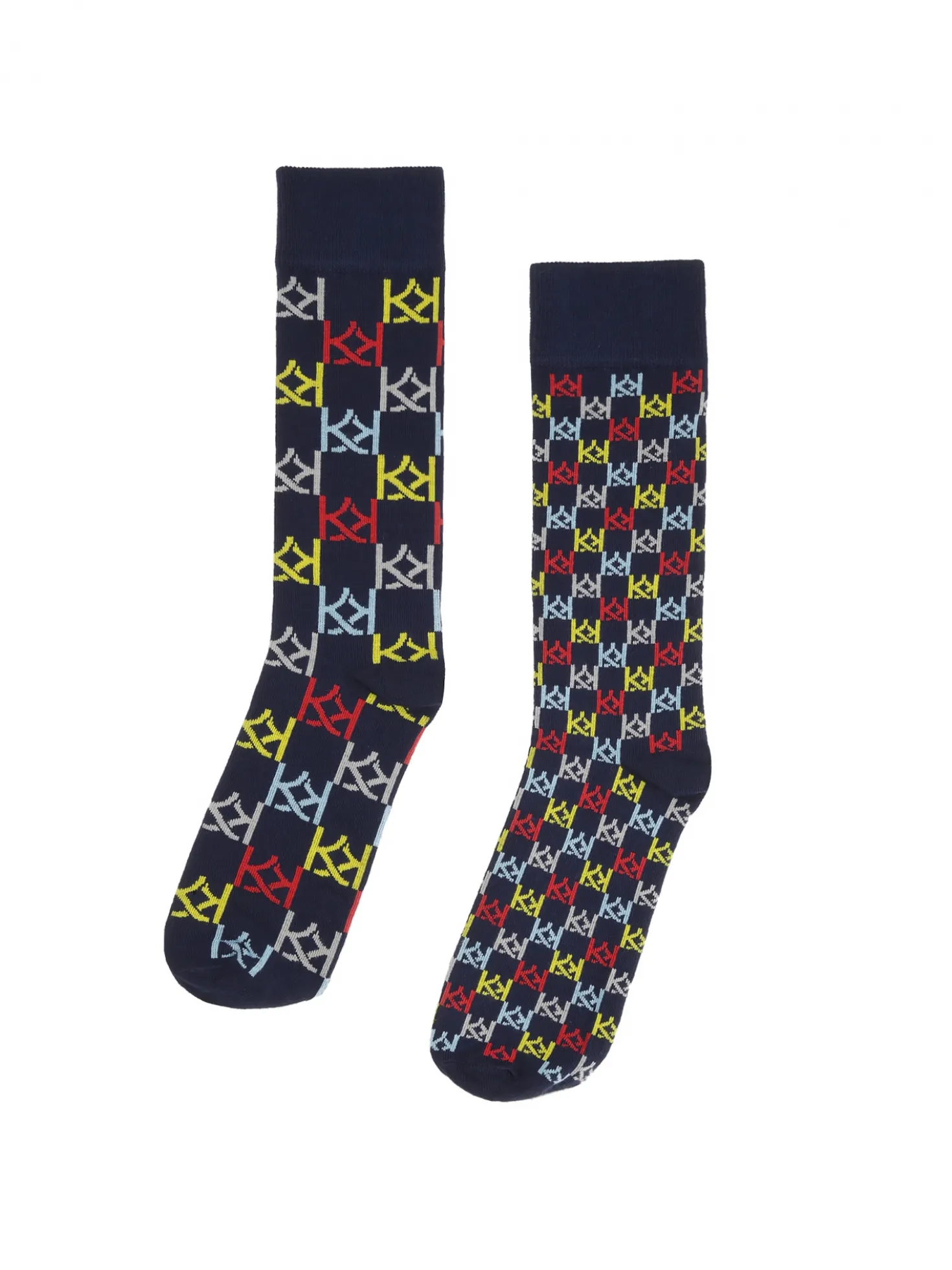Skarpety męskie z dużymi i małymi monogramami