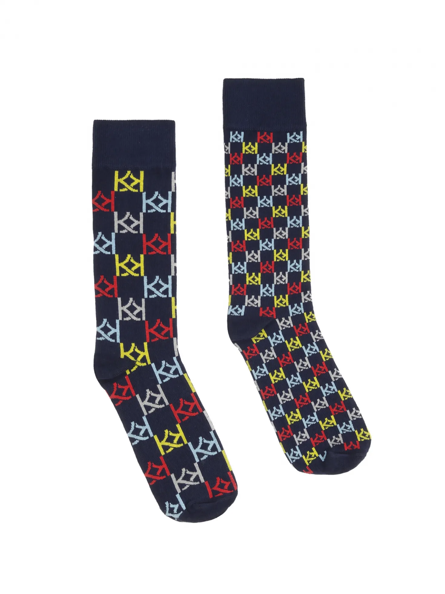Skarpety męskie z dużymi i małymi monogramami