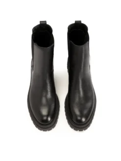 Skórzane botki typu chelsea boots