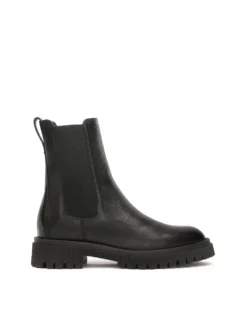 Skórzane botki typu chelsea boots