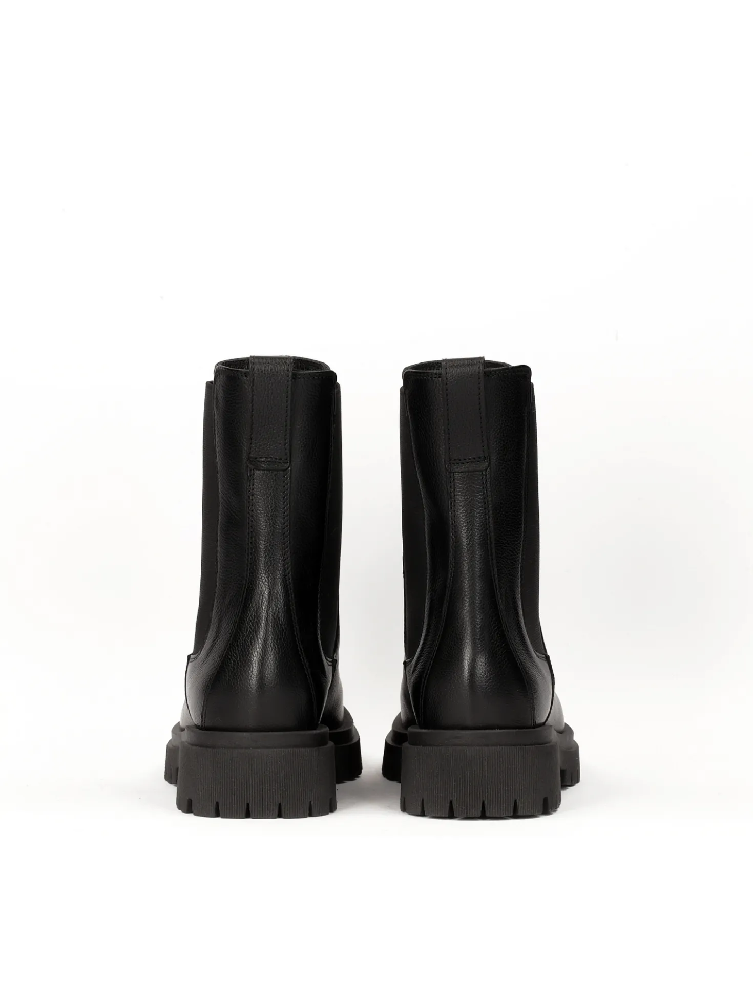 Skórzane botki typu chelsea boots