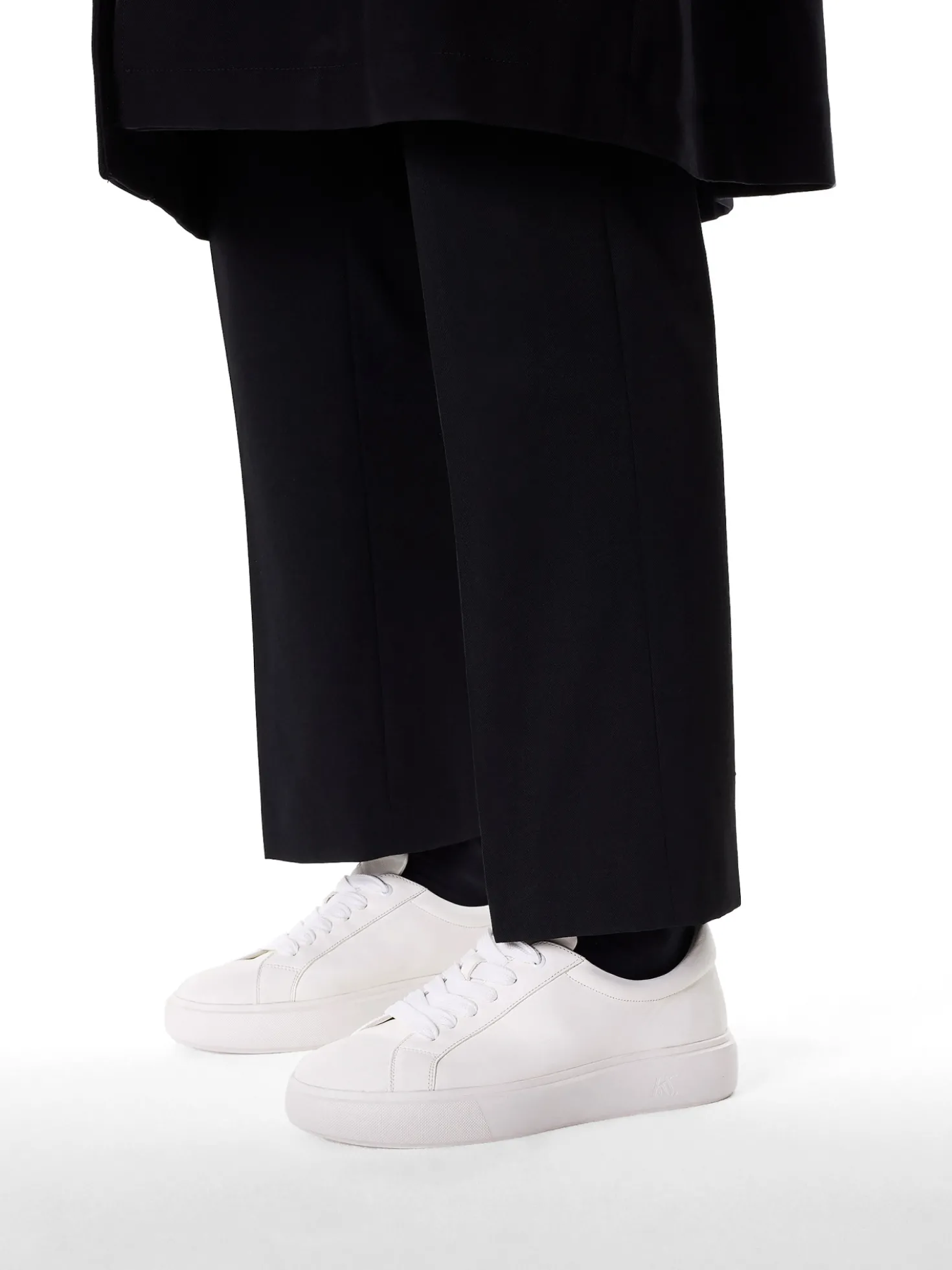 Skórzane męskie sneakersy