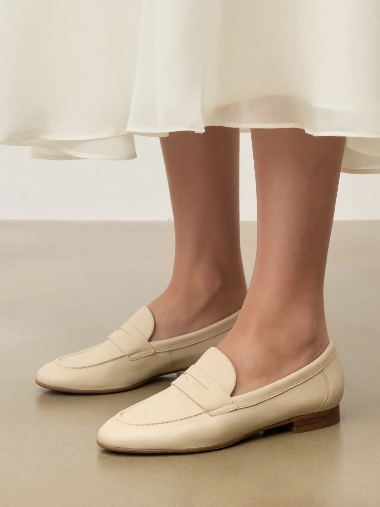 Skórzane półbuty slip on