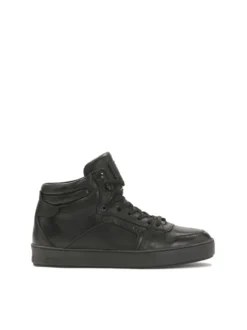 Skórzane sneakersy z wyższą cholewką