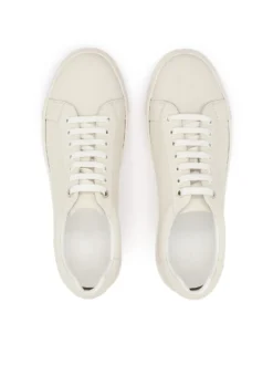 Sneakersy basic ze skóry naturalnej