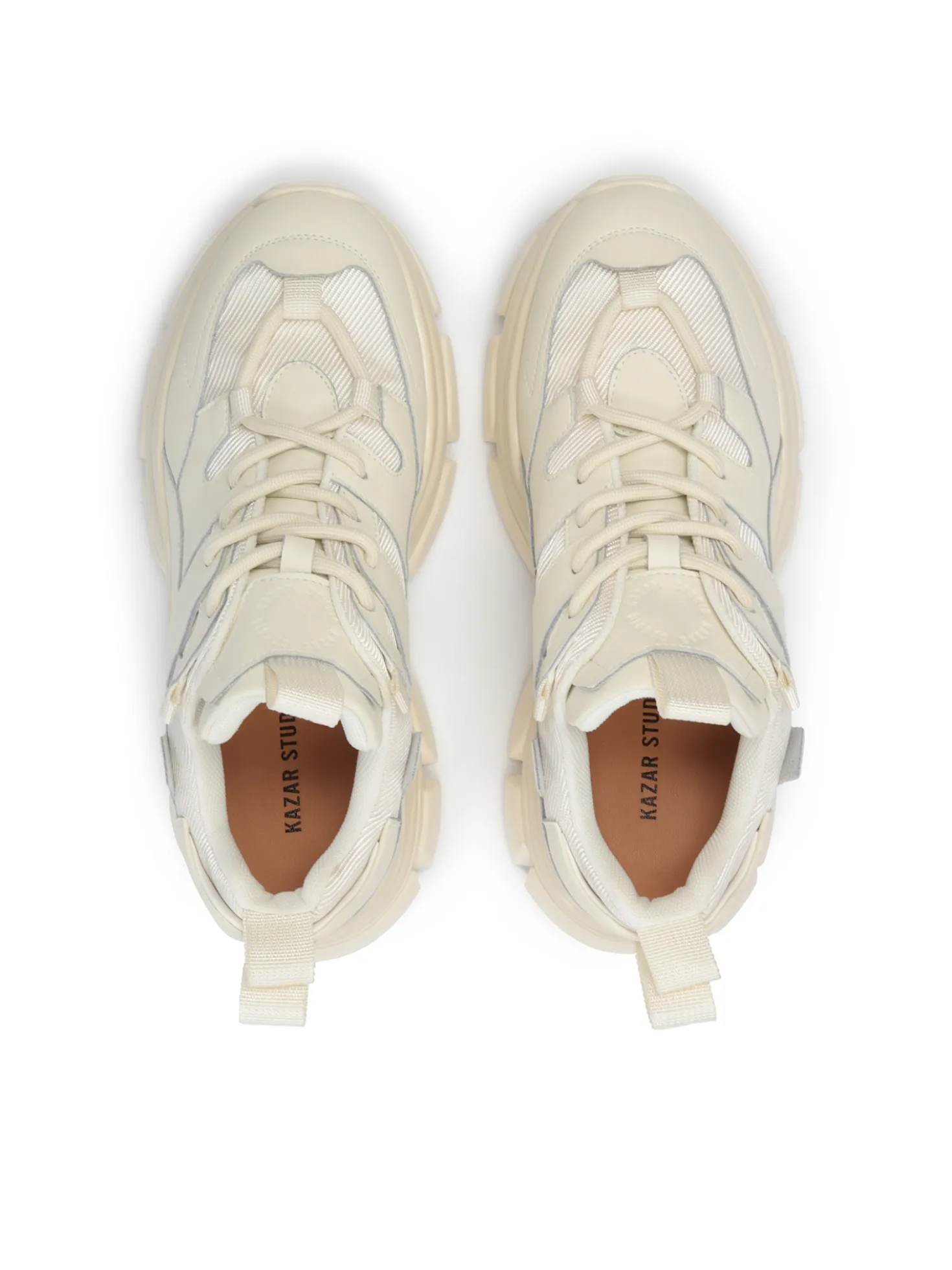 Sneakersy damskie w kolorze off white