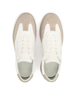 Sneakersy męskie z zamszu i skóry naturalnej
