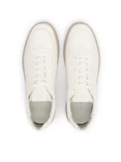 Sneakersy z naturalnej skóry w odcieniu off-white