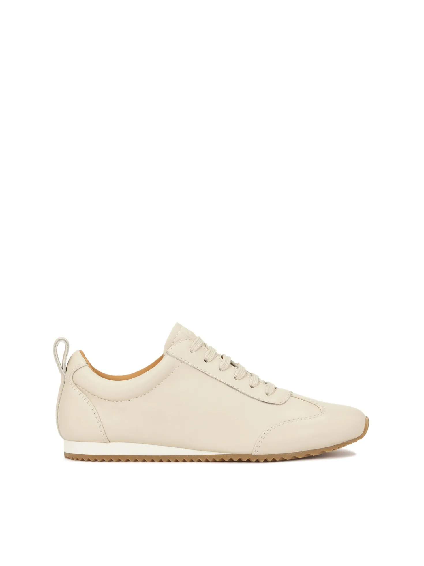 Sznurowane sneakersy w kolorze off white