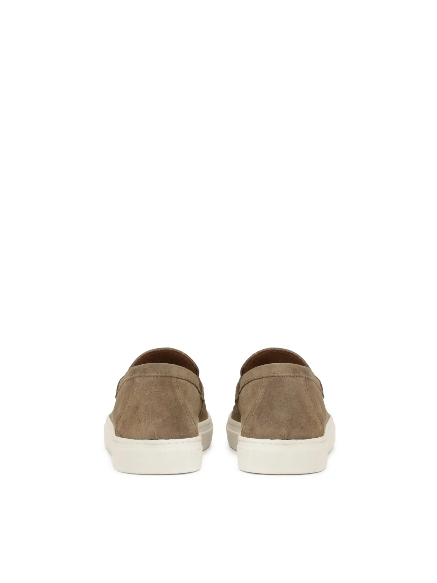 Taupe loafersy na podeszwie typu sneakers