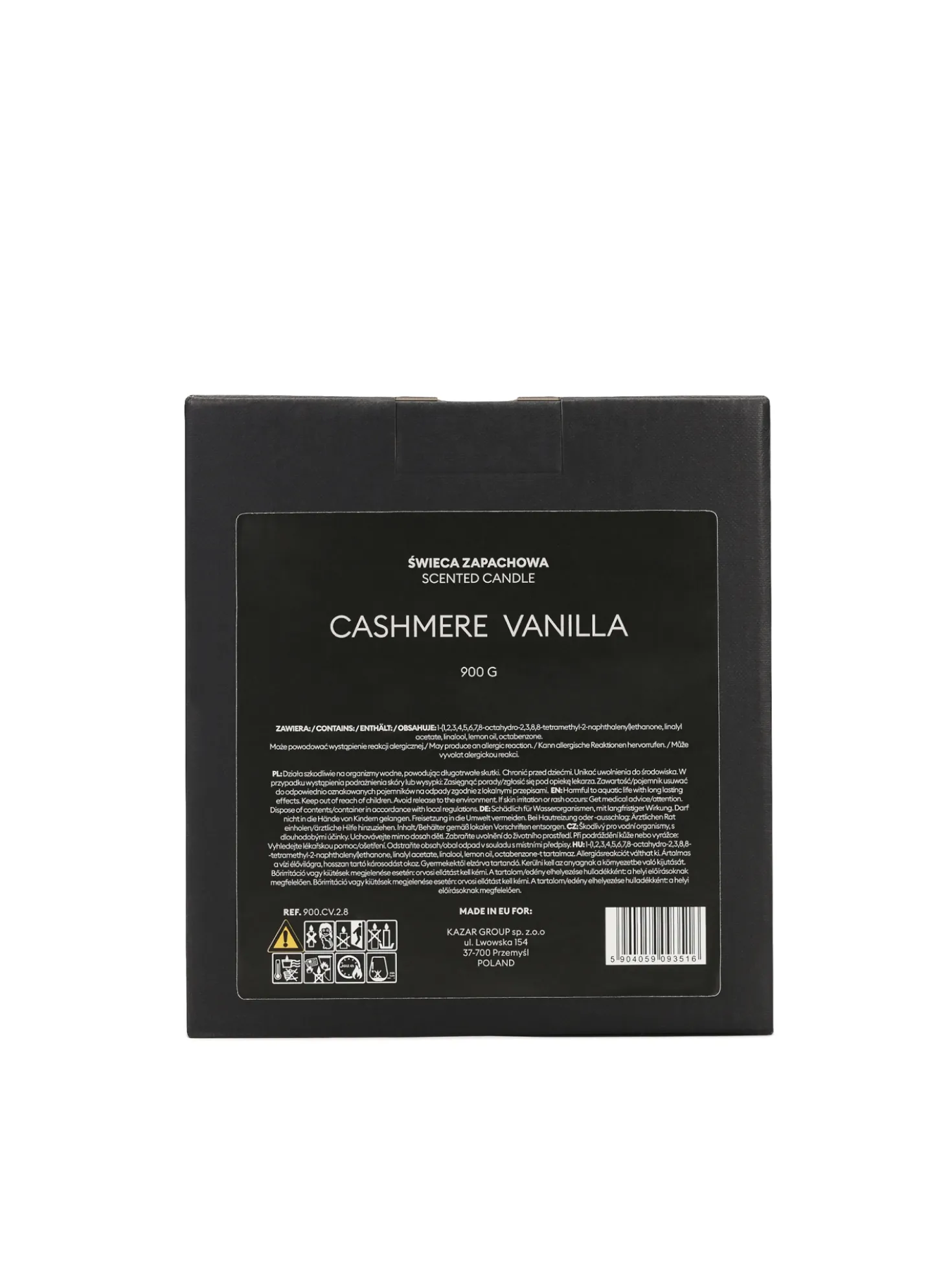 Świeca zapachowa woskowa Cashmere Vanilla 900g