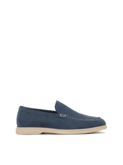 Wsuwane niebieskie buty męskie