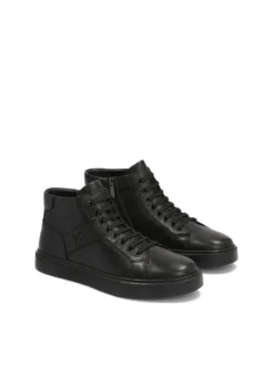 Wysokie sneakersy męskie zdobione monogramem
