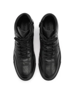 Wysokie sneakersy z naturalnej skóry