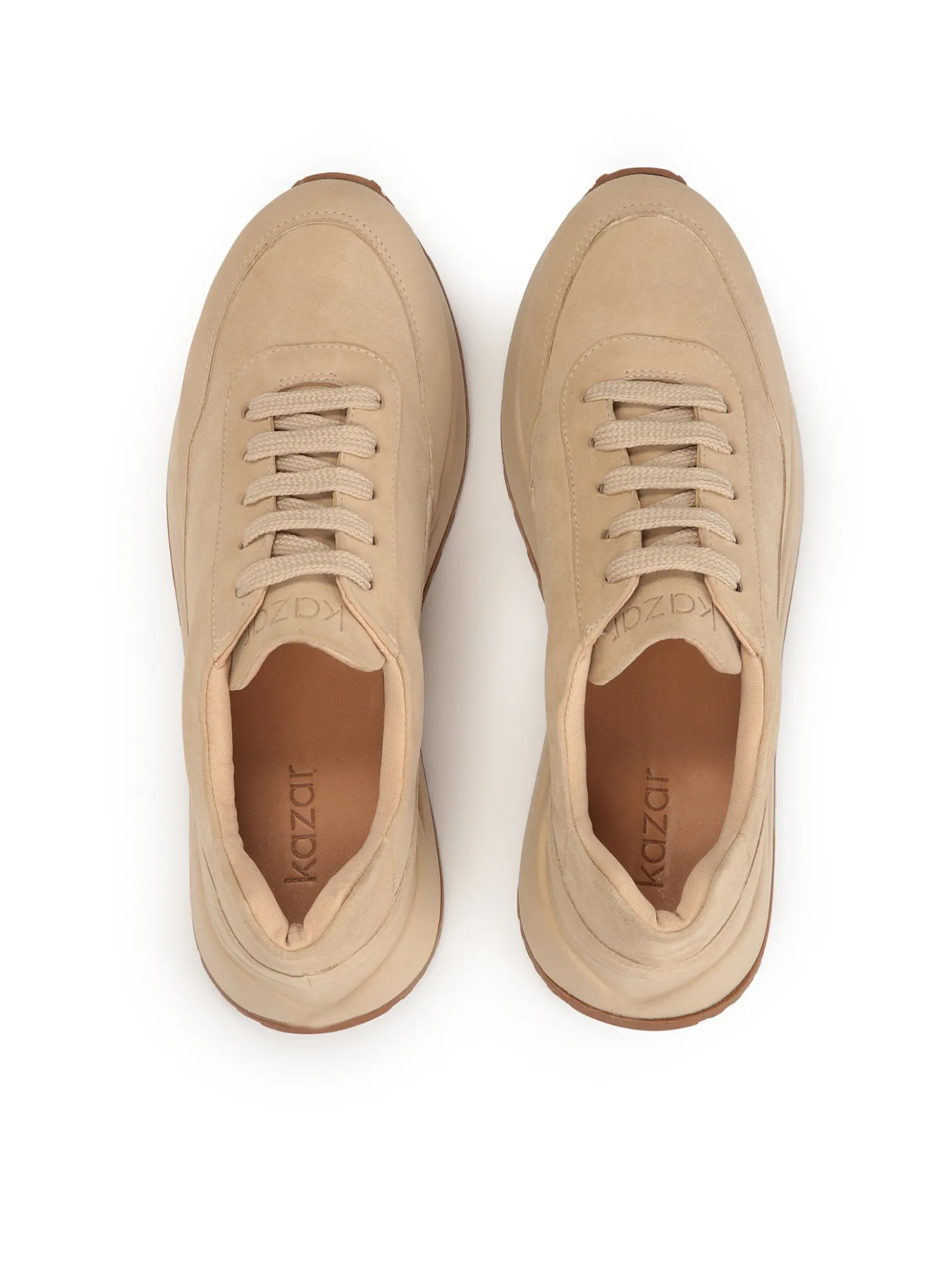 Zamszowe sneakersy damskie